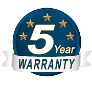 5-Year Warranty Icon for Paver Installations Glen Mills, Garnet Valley, Media PA ScapeWorx