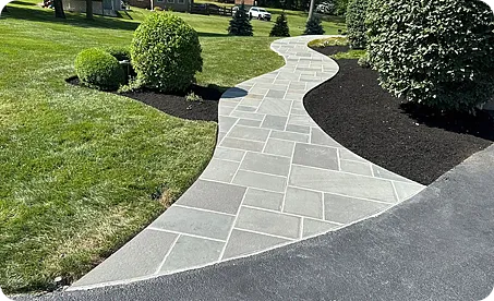 Stone Walkway Installation – Glen Mills, Wilmington DE, Media PA – ScapeWorx