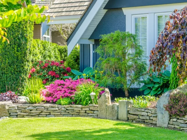 Eco-friendly front yard landscaping by ScapeWorx in Gladwyne, PA