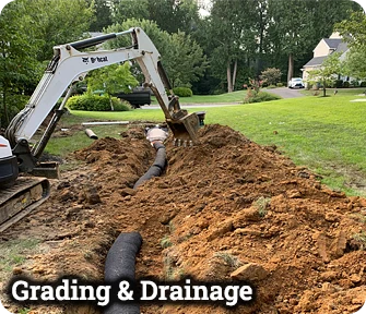 Best grading and drainage company near me in Glen Mills, Garnet Valley, & Media PA by ScapeWorx