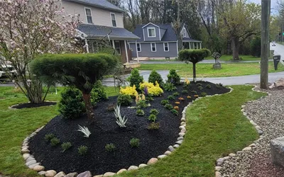 Top-rated landscaping and garden bed design near me in Aston PA by ScapeWorx