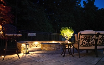 Top-rated outdoor lighting and landscaping near me in Newtown Square PA by ScapeWorx