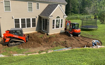Top-rated landscape grading and landscaping services near me in Wallingford PA by ScapeWorx