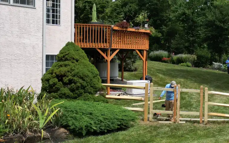 fence installation in glen mills, garnet valley, and media pa by scapeworx
