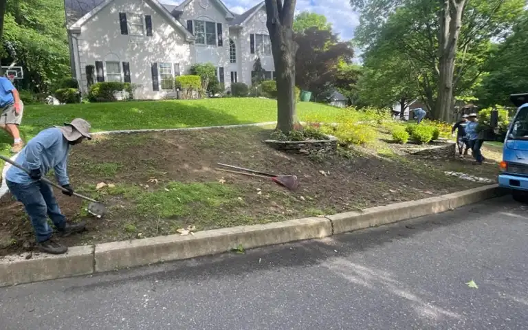 landscape renovation in glen mills, garnet valley, and media pa by scapeworx
