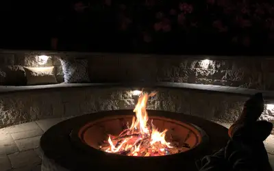 Gas Fire Pit in Garnet-Valley, Glen Mills, Chadds Ford, & Media PA - ScapeWorx
