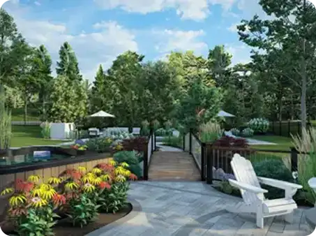 landscape installation in glen mills, garnet valley, and media pa by scapeworx