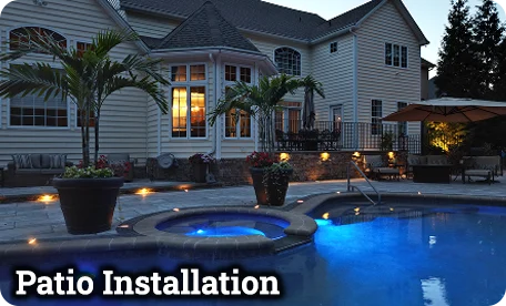 Patio installation in Glen Mills, Garnet Valley, and Media PA
