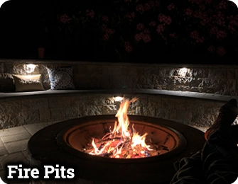 Fire pit installation in Glen Mills, Garnet Valley, and Media PA