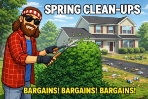 Image of Louie the Landscaper doing Cheap Spring Clean-Ups